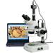 AmScope 3.5X-90X LED Trinocular Zoom Stereo Microscope + 10MP Digital Camera New
