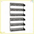 Fuleadture 2 PCs 3 Tiers Storage Shelf for Kitchen-Bronze