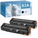 83X 83A Toner Cartridge High Yield Compatible for HP 83X 83A CF283X CF283A LaserJet Pro MFP M225dn M225dw M225rdn LaserJet Pro M201dw M201n Pinrter Ink (Black 2-Pack)