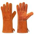 Alloet Barbecue Gloves Heat Resistant BBQ Oven Stove Kitchen Cooking Welding Glove