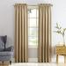 Amay Rod Pocket Curtain Panel Taupe 120 Inch Wide by 84 Inch Long-1 Panel