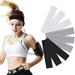 Workout Headbands Women 9Pcs Cotton Headbands Women Men 2.5 inch Wide Soft Sweat Wicking Stretchy Headband for Women Girls Sports Yoga Running Black Grey White Color Packed