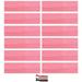 Kenz Laurenz Cotton Headbands 12 Soft Stretch Headband Sweat Absorbent Elastic Head Band Light Pink