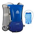 AONIJIE 5L Running Hydration Vest Backpack with 1.5L BPA Free Water Bladder (Drak Blue)