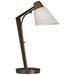 Reach 21.9" High Bronze Table Lamp With Natural Anna Shade