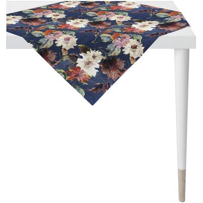 Mitteldecke APELT "5600 HERBSTZEIT, Herbstdeko, Herbst", bunt (blau, bunt), B:85cm L:85cm, Baumwolle, Tischdecken, Digitaldruck Image