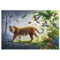 Ravensburger Wooden Jigsaw Puzzle for Adults and Kids Age 14 Years Up - Jungle Tiger 500 Pieces