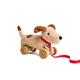 ThreadBear Toys & Gifts Dudley Pull Along Dog - Fabric Soft Toy Dog On Wheels For Children