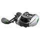 Quantum Energy S3 Baitcast Fishing Reel, Size 100 Reel, Right-Hand Retrieve, Continuous Anti-Reverse Clutch, Large EVA Handle Knobs, 6.3:1 Gear Ratio, 10 + 1 Bearings, Silver/Black