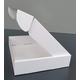 White Cardboard Folding Lid Self Seal Postal Boxes 236 x 196 x 47mm Royal Mail Small Parcel/Packet Mailing Cartons Self-Lock Tuck-in Flaps - Flat Packed Easy to Assemble (100)