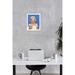 Portrait of Smiling Marilyn Monroe - Unframed Photograph Paper in Blue/White Globe Photos Entertainment & Media | 14 H x 11 W x 1 D in | Wayfair