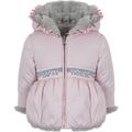 Lapin House Girls Pink Reversible Fur Coat - 12 Months