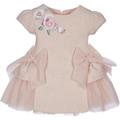 Lapin House Girls Pink Tulle Trim Dress - 6 Years