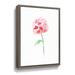 Winston Porter Minimalism In Watercolor Pink Peony Flower On Whit Minimalism In Watercolor Peony Flower I On Canvas by Irina Sztukowski Print Canvas | Wayfair