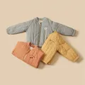 Veste en Coton Épais pour Enfant de 1 à 6 Ans Manteau Chaud d'Extérieur Collection Automne Hiver
