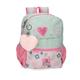 Enso Love Ice Cream Kinderwagen-Rucksack, klein, Grün, 25 x 32 x 12 cm, Polyester, 9,6 l, grün, Talla única, Kleiner Wanderrucksack