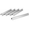 BBQ-Toro Set di diffusori a fiamma in acciaio inox (5 pezzi) 55 x 5 cm Binari per aromi