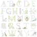 Seabrook Designs Day Dreamers Alphabet Unpasted Wallpaper