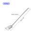 4Pcs 8.9" Stainless Steel Spoon Straw Reusable Long Handle Straw Spoon