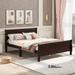 Full Size Modern Classic Wood Platform Bed with Headboard and Footboard,Wooden Slat Support