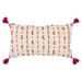 Rizzy Home Hand-crafted Tassel Striped Throw Pillow