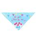 Reheyre Happy Birthday Print Pet Triangle Bib - Holiday Dress-Up Bandana - Soft Texture - Fashionable for Dogs and Kittens - Birthday Party