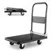 Costway Folding Push Cart Dolly Platform Hand Truck with 360Â° Swivel Wheels 440LBS Capacity