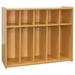 Tot Mate Toddler s Wooden Floor Locker with 5 Cubbies Storage organizer Assembled