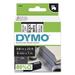 DYMO D1 High-Performance Polyester Removable Label Tape 0.37 x 23 ft Black on White Each