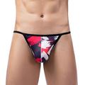 Zuwimk Men Underwear Supporters for Men Jock Strap Male Underwear Men s Thong Jockstrap Underwear Red L