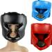 UDIYO Boxing Headgear One Size Fits All Men PU Leather Head Guard Sparring Helmet for Boxing MMA Kickboxing Mixed Martial Arts Wrestling