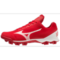 Mizuno Mizuno Wave Lightrevo Tpu Men s Molded Low Baseball Cleat Size 12 Red-White (1000)