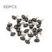 10/20/50/100Pcs Fishing Tackle Zip Rig Slider Pulley Beads Swivel Clip Line Rigs