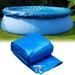 118 in x 79 in Rectangular Pool Ground Cloths Waterproof PE Swimming Pool Ground Cloth Dust-Proof Heavy Duty Square Ground Cloth for Above Ground Pool