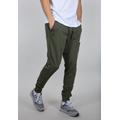 Cargohose ALPHA INDUSTRIES "ALPHA Men - Jogger X-Fit Slim Cargo Pant" Gr. M, Normalgrößen, grün (dark green) Herren Hosen Cargohosen