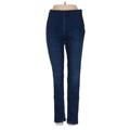 Free People Jeans - High Rise: Blue Bottoms - Women's Size 27 - Dark Wash