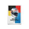 Michael Schumacher Helm Mini Edition Poster