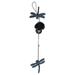 Dragonfly wind chime 1pc Dragonfly Japanese Style Iron Wind Bell Pendant Cast Iron Metal Handicraft