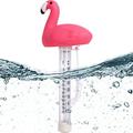 Kiralita Water Temperature from -10 to 50Â°C - Shatter Proof Pool Thermometer Floater with Tether for Swimming Pools - Cool and Handy Floating Pool Thermometer - Flamingo