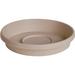 3 PK Bloem STT0683-Bloem 6 In. Pebble Stone Poly Classic Flower Pot Saucer