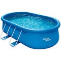 Quick Up Pool Ovale 457x305x107 cm Bleu Kit piscine hors sol Piscine de jardin & piscine en