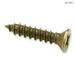 6 X 5/8 Flat Head Screw - Phillips Head - Antique Brass - (25 Pcs)