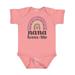 Inktastic Nana Loves Me Grandchild Rainbow Girls Baby Bodysuit