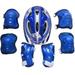 Kid s Protective Gear Set 7Pcs Sport Safety Equipment Adjustable Helmet+Knee Pads+Elbow Pads+Wrist Pads