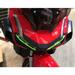 2x Motorcycle Front Side Fairing Canard Spoiler Winglet Cover Carbon Fiber Look