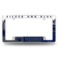 NCAA Nevada-Reno Wolf Pack Primary 12 x 6 Chrome All Over Automotive License Plate Frame for Car/Truck/SUV