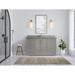 Willow Collection 60 in W x 22 in D x 36 in H Boston Single Bowl Sink Bathroom Vanity with Countertop