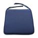 Hadanceo Chair Cushion Solid Color Portable Polyester Sturdy and Durable Chair Cushion for Home Navy Blue