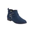 Extra Wide Width Women's The Lux Bootie by Comfortview in Navy (Size 12 WW)