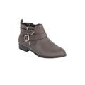 Wide Width Women's The Lux Bootie by Comfortview in Grey (Size 8 W)